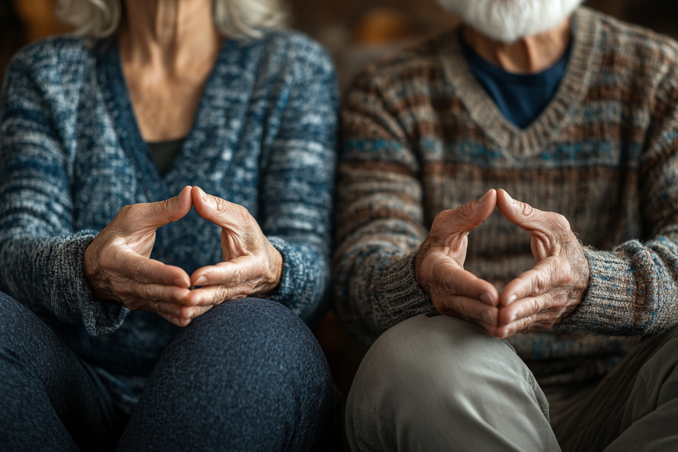 Първоначална оценка - йога инструктор консултира зряла жена